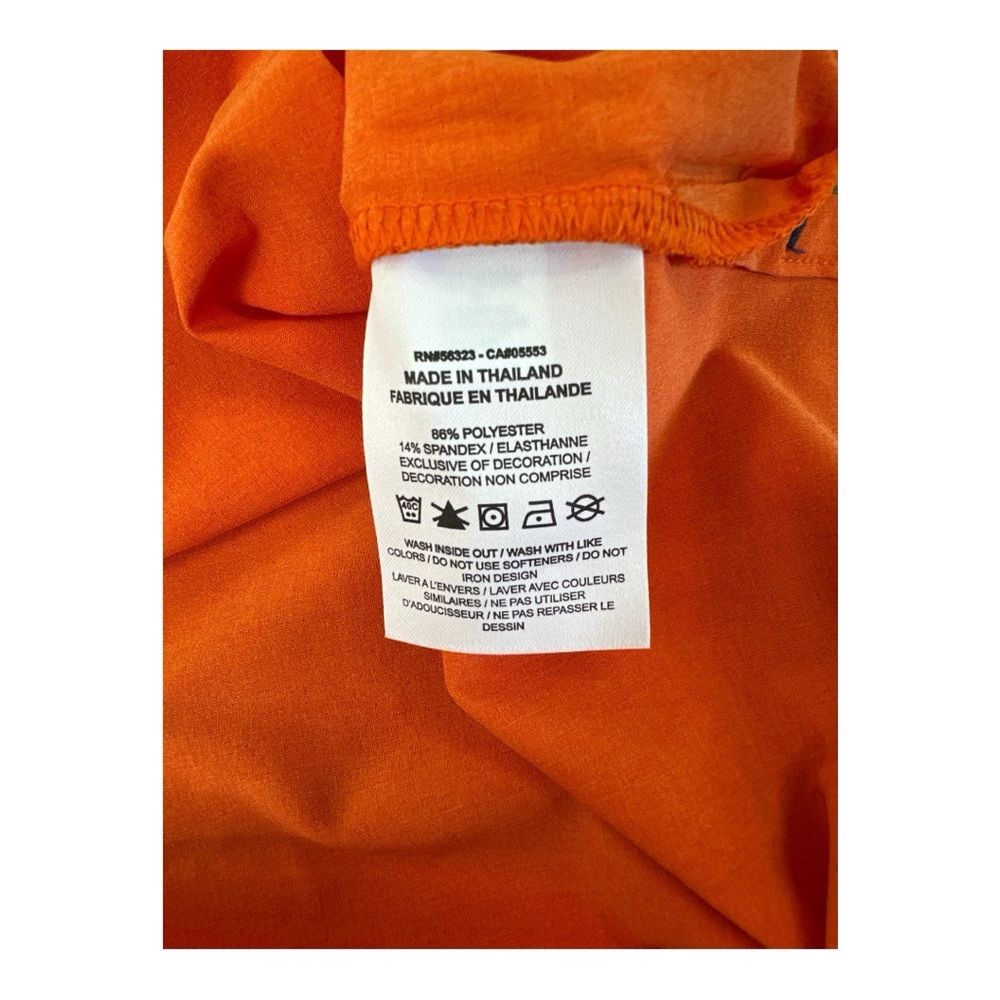 NIKE Dri-fit On-Field Orange Syracuse Polo Shirt Otto the Orangemen Size M - Picture 5 of 6